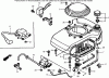 Toro 22168 - 21" Heavy-Duty Recycler/Rear Bagger Lawnmower, 2004 (240000001-240999999) Ersatzteile FAN COVER ASSEMBLY HONDA GXV160K1-N1AH
