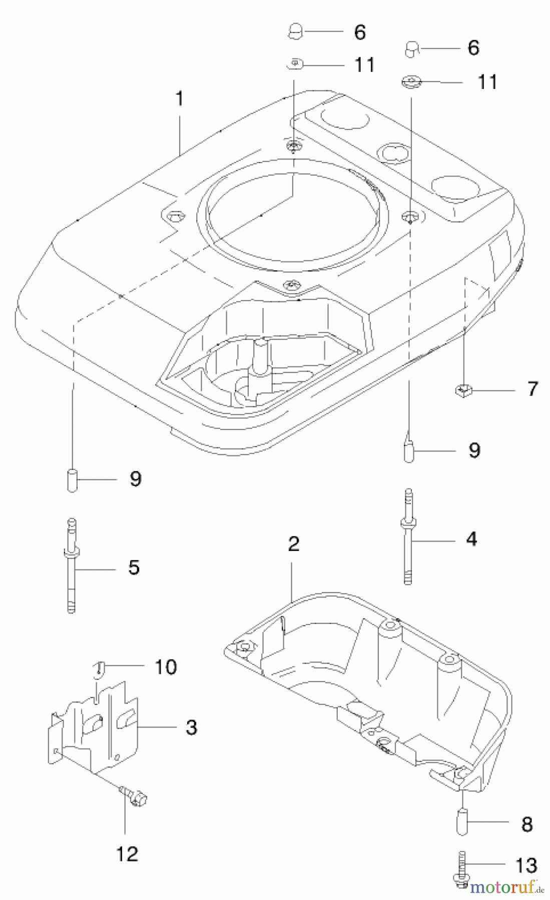  Toro Neu Mowers, Walk-Behind Seite 2 22170 - Toro Recycler Mower, 1999 (9900001-9999999) COOLING EQUIPMENT