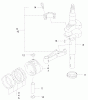 Toro 22170 - Recycler Mower, 2000 (200000001-200999999) Ersatzteile PISTON/CRANKSHAFT
