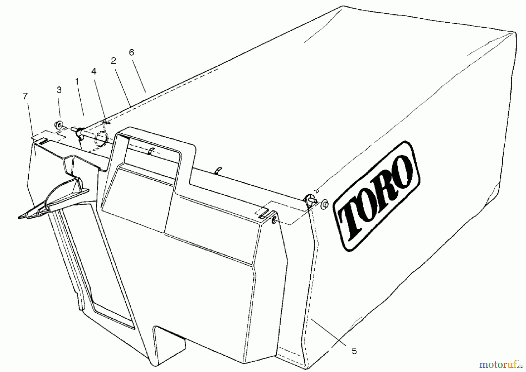 Toro Neu Mowers, Walk-Behind Seite 2 22170 - Toro Recycler Mower, 2002 (220000001-220999999) BAGGING ASSEMBLY NO. 99-2535