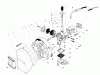 Toro 30941 - 41cc Back Pack Blower, 1986 (6000001-6002183) Ersatzteile CARBURETOR & AIR CLEANER ASSEMBLY