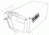 Toro 22171 - Recycler Mower, 2000 (200000001-200999999) Ersatzteile BAGGING ASSEMBLY