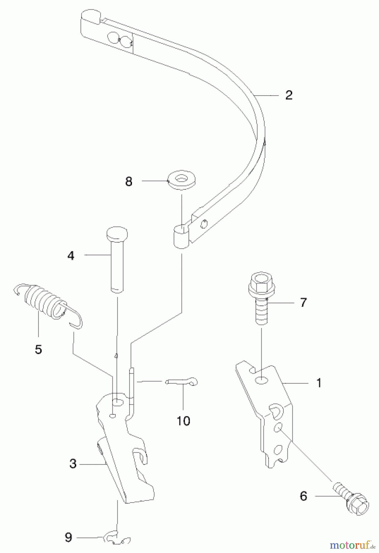 Toro Neu Mowers, Walk-Behind Seite 2 22171 - Toro Recycler Mower, 2000 (200000001-200999999) BRAKE/COVER
