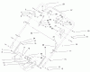 Toro 22171 - Recycler Mower, 2000 (200000001-200999999) Ersatzteile HANDLE & CONTROLS ASSEMBLY