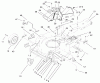 Toro 22171 - Recycler Mower, 2000 (200000001-200999999) Ersatzteile HOUSING ASSEMBLY