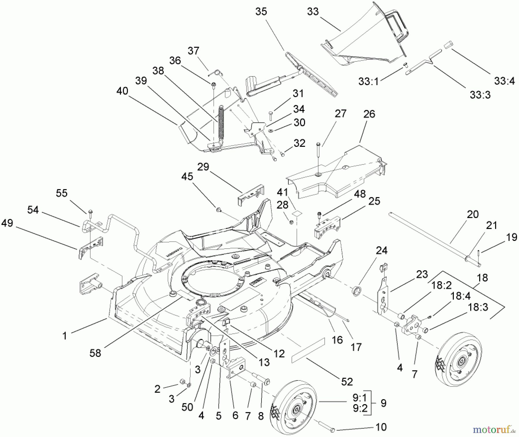  Toro Neu Mowers, Walk-Behind Seite 2 22175 - Toro 21