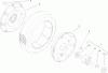Toro 22176 - 21" Heavy-Duty Recycler/Rear Bagger Lawnmower, 2005 (250000001-250999999) Ersatzteile REAR WHEEL ASSEMBLY