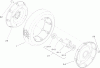 Toro 22176 - 21" Heavy-Duty Recycler/Rear Bagger Lawnmower, 2006 (260000001-260999999) Ersatzteile REAR WHEEL ASSEMBLY NO. 100-2860