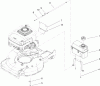 Toro 22177 - 21" Heavy-Duty Recycler/Rear Bagger Lawnmower, 2004 (240000001-240999999) Ersatzteile FUEL LINE AND TANK ASSEMBLY