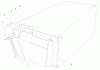 Toro 22177 - 21" Heavy-Duty Recycler/Rear Bagger Lawnmower, 2004 (240000001-240999999) Ersatzteile GRASS BAG ASSEMBLY NO. 106-0975