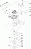 Toro 22187 - 21" Heavy-Duty Recycler/Rear Bagger Lawn Mower, 2010 (310000001-310999999) Ersatzteile ENGINE AND FUEL TANK ASSEMBLY