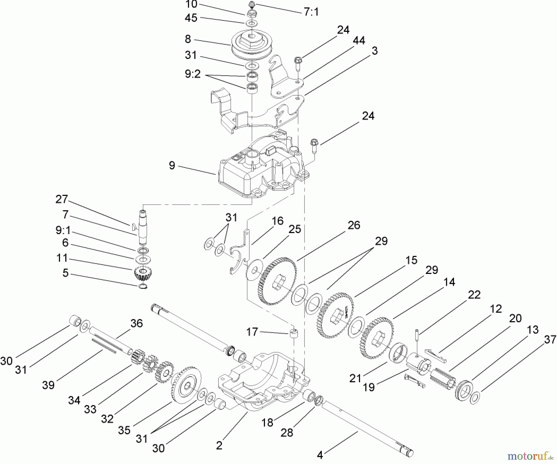  Toro Neu Mowers, Walk-Behind Seite 2 22188 - Toro 21