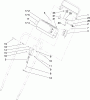 Toro 22188 - 21" Heavy-Duty Recycler/Rear Bagger Lawn Mower, 2009 (290000001-290999999) Ersatzteile CONTROL PANEL ASSEMBLY