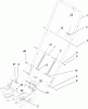Toro 22188 - 21" Heavy-Duty Recycler/Rear Bagger Lawn Mower, 2009 (290000001-290999999) Ersatzteile HANDLE ASSEMBLY
