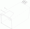 Toro 22189 - 21" Heavy-Duty Rear Bagger Lawn Mower, 2007 (270004001-270999999) Ersatzteile GRASS BAG ASSEMBLY NO. 110-2140