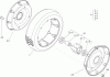 Toro 22189 - 21" Heavy-Duty Rear Bagger Lawn Mower, 2009 (290000001-290999999) Ersatzteile FRONT WHEEL AND TIRE ASSEMBLY NO. 100-2870