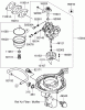 Toro 22190 - 21" Heavy-Duty Recycler/Rear Bagger Lawn Mower, 2007 (270000001-270999999) Ersatzteile CARBURETOR ASSEMBLY KAWASAKI FJ180V-AS39