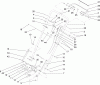 Toro 22190 - 21" Heavy-Duty Recycler/Rear Bagger Lawn Mower, 2007 (270000001-270999999) Ersatzteile HANDLE ASSEMBLY