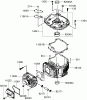 Toro 22190 - 21" Heavy-Duty Recycler/Rear Bagger Lawn Mower, 2009 (290000001-290999999) Ersatzteile CYLINDER AND CRANKCASE ASSEMBLY KAWASAKI FJ180V-AS39