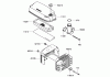 Toro 22194 (PT21) - PT21 Trim Mower, 2007 (270000001-270999999) Ersatzteile AIR FILTER AND MUFFLER ASSEMBLY KAWASAKI FJ180V-AS34
