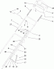 Toro 22194 (PT21) - PT21 Trim Mower, 2007 (270000001-270999999) Ersatzteile HANDLE ASSEMBLY