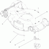 Toro 22194 (PT21) - PT21 Trim Mower, 2007 (270000001-270999999) Ersatzteile HOUSING ASSEMBLY NO. 108-4750