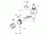 Toro 22194 (PT21) - PT21 Trim Mower, 2007 (270000001-270999999) Ersatzteile PISTON AND CRANKSHAFT ASSEMBLY KAWASAKI FJ180V-AS34