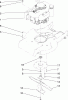 Toro 22195 - 21" Heavy-Duty Recycler/Rear Bagger Lawn Mower, 2007 (270000001-270999999) Ersatzteile ENGINE AND FUEL TANK ASSEMBLY