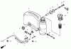 Toro 22195 - 21" Heavy-Duty Recycler/Rear Bagger Lawn Mower, 2007 (270000001-270999999) Ersatzteile FUEL TANK ASSEMBLY HONDA GXV160UH2 A1T