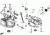 Toro 22196 - 21" Heavy-Duty Recycler/Rear Bagger Lawn Mower, 2007 (270000001-270999999) Ersatzteile CYLINDER ASSEMBLY HONDA GXV160UH2 T1AH
