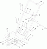 Toro 22196 - 21" Heavy-Duty Recycler/Rear Bagger Lawn Mower, 2007 (270000001-270999999) Ersatzteile HANDLE ASSEMBLY