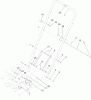 Toro 22196 - 21" Heavy-Duty Recycler/Rear Bagger Lawn Mower, 2012 (SN 312000001-312999999) Ersatzteile HANDLE ASSEMBLY