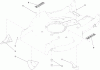 Toro 22196 - 21" Heavy-Duty Recycler/Rear Bagger Lawn Mower, 2012 (SN 312000001-312999999) Ersatzteile HOUSING ASSEMBLY NO. 98-7146