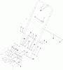 Toro 22198 - 21" Heavy-Duty Recycler/Rear Bagger Lawn Mower, 2011 (311000001-311999999) Ersatzteile HANDLE ASSEMBLY