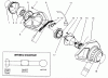 Toro 51537 (600) - 600 Air Rake, 1993 (39015000-39999999) Ersatzteile BLOWER ASSEMBLY