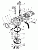 Toro 22510 - Lawnmower, 1987 (7000001-7999999) Ersatzteile CARBURETOR ASSEMBLY
