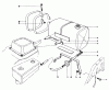 Toro 22510 - Lawnmower, 1987 (7000001-7999999) Ersatzteile GAS TANK ASSEMBLY
