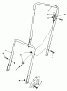 Toro 22510 - Lawnmower, 1987 (7000001-7999999) Ersatzteile HANDLE ASSEMBLY
