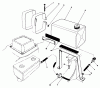 Toro 22621 - Lawnmower, 1987 (7000001-7999999) Ersatzteile GAS TANK ASSEMBLY
