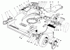 Toro 22621 - Lawnmower, 1987 (7000001-7999999) Ersatzteile HOUSING ASSEMBLY (MODEL NO. 22525)