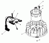 Toro 22621 - Lawnmower, 1987 (7000001-7999999) Ersatzteile MAGNETO & FLYWHEEL ASSEMBLY