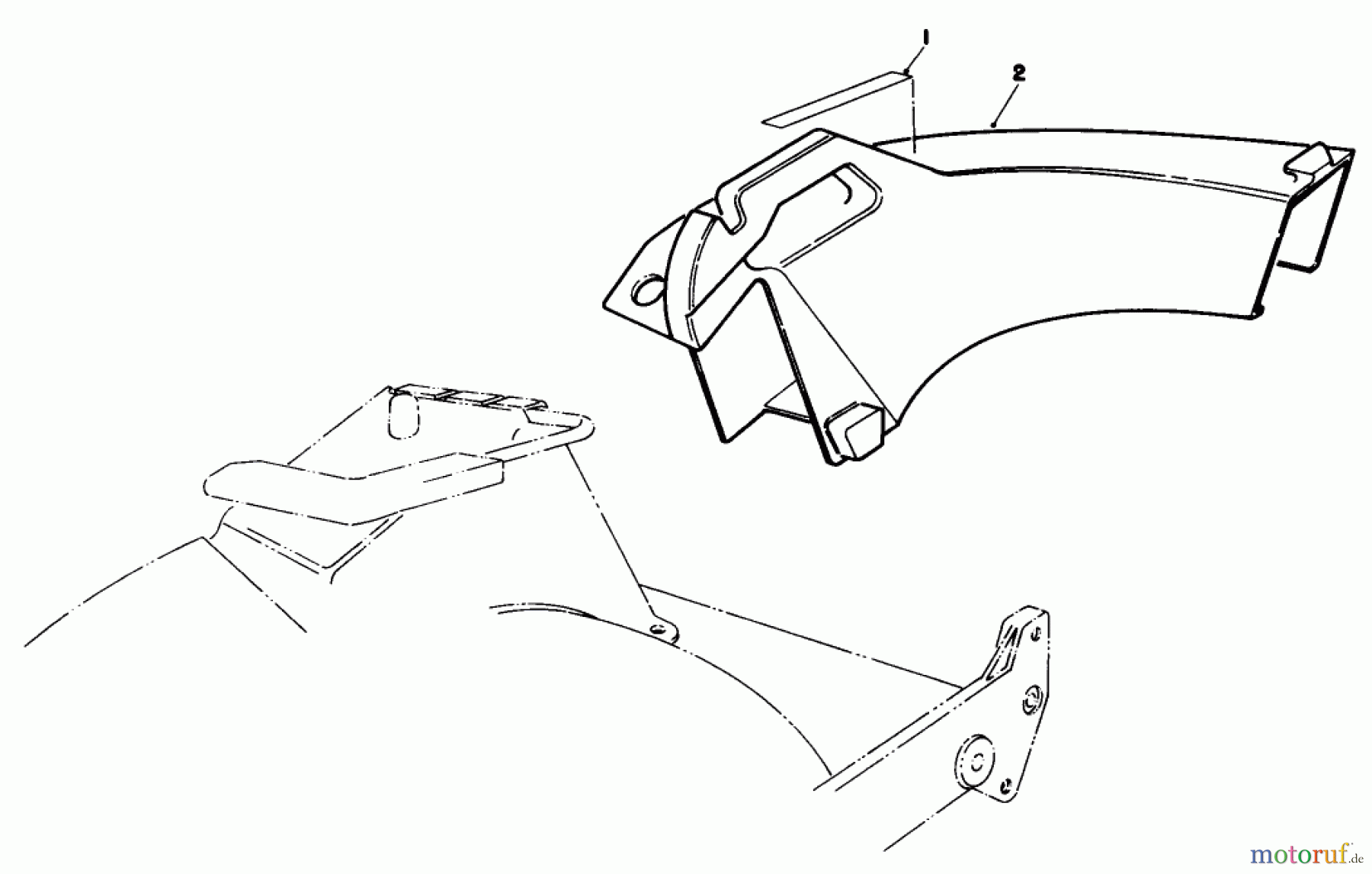 Toro Neu Mowers, Walk-Behind Seite 2 22525 - Toro Lawnmower, 1988 (8000001-8999999) SIDE DISCHARGE CHUTE MODEL NO. 59110 (OPTIONAL)