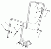 Toro 22580 - Lawnmower, 1990 (0000001-0999999) Ersatzteile HANDLE ASSEMBLY