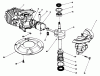 Toro 22581 - Lawnmower, 1991 (1000001-1999999) Ersatzteile CRANKSHAFT ASSEMBLY (MODEL NO. 47PL0-3)