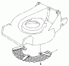 Toro 22581 - Lawnmower, 1991 (1000001-1999999) Ersatzteile LEAF SHREDDER MODEL NO. 59180