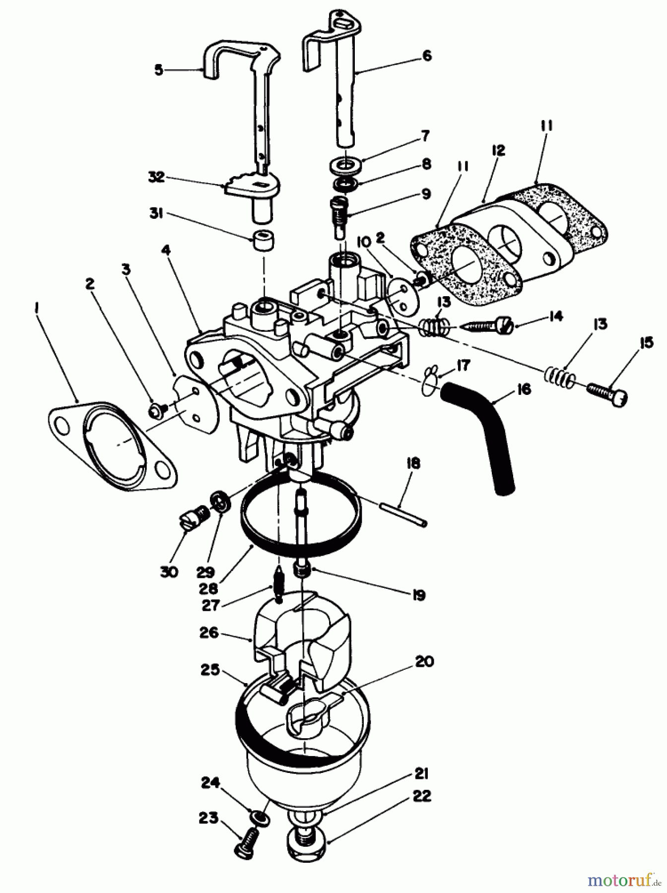  Toro Neu Mowers, Walk-Behind Seite 2 22621 - Toro Lawnmower, 1988 (8000001-8999999) ENGINE ASSEMBLY MODEL NO. VMH-7 #6
