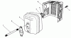 Toro 22621 - Lawnmower, 1988 (8000001-8999999) Ersatzteile ENGINE ASSEMBLY MODEL NO. VMH-7 #7