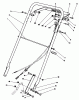 Toro 22621 - Lawnmower, 1988 (8000001-8999999) Ersatzteile HANDLE ASSEMBLY