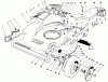 Toro 22622 - Lawnmower, 1990 (0000001-0999999) Ersatzteile HOUSING ASSEMBLY (MODEL 22621)