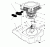 Toro 22622 - Lawnmower, 1990 (0000001-0999999) Ersatzteile RECOIL ASSEMBLY (ENGINE MODEL NO. VMH7-4)
